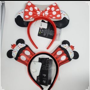 Loungefly Disney Mickey and Minnie Cupcake Ears Headbands